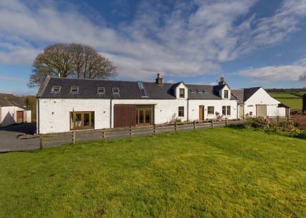 One of the properties up for sale in the bouyant Ayrshire property market.