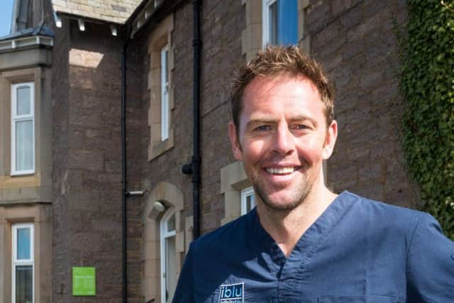 The dental firm was set up by a Scottish Young Dentist of the Year winner Chris Barrowman. Picture: David Brown.