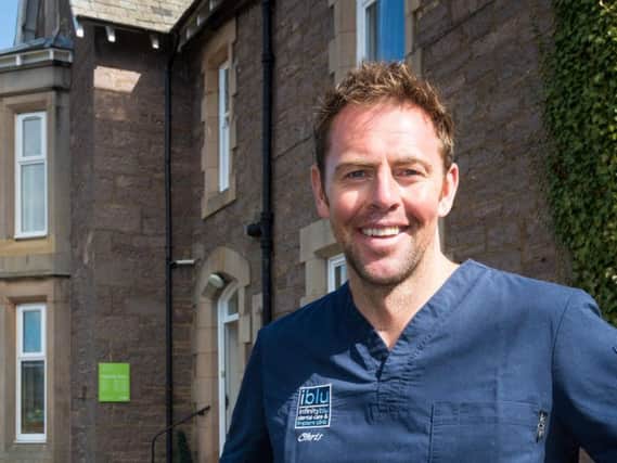 The dental firm was set up by a Scottish Young Dentist of the Year winner Chris Barrowman. Picture: David Brown.