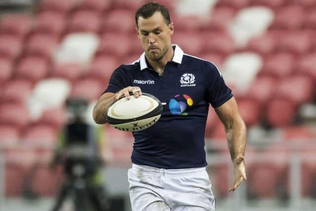 Tim Visser has decided to give up playing international rugby for Scotland to concentrate on his club career. Picture: SNS
