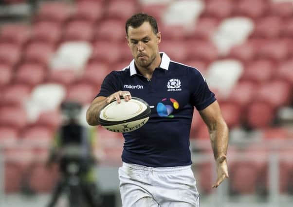 Tim Visser has decided to give up playing international rugby for Scotland to concentrate on his club career. Picture: SNS