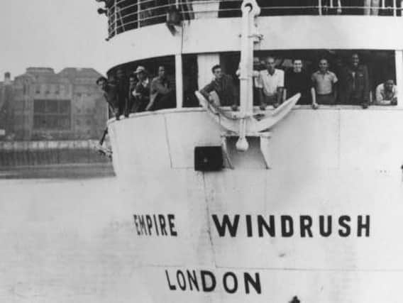 The ship Windrush brings immigrants to the UK in the 1960s. Picture: PA