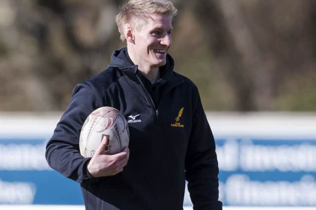 Currie Chieftains' highly-regarded young coach Ben Cairns. Picture: Bruce White/SNS