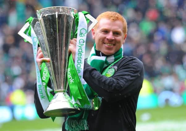 Neil Lennon won three titles as manager of Celtic. Picture: Robert Perry