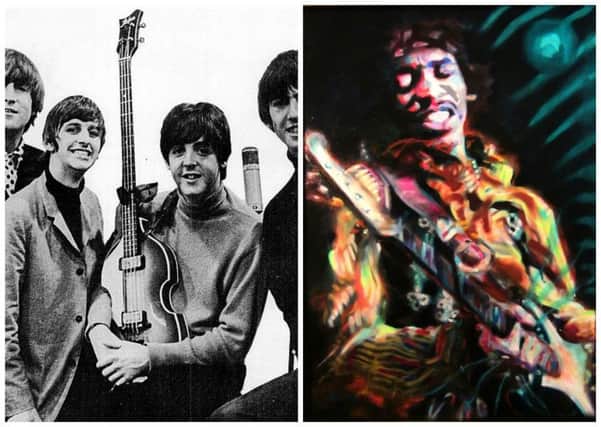 The Beatles and Jimi Henrix released hits in 1968. Pictures: WikICommons