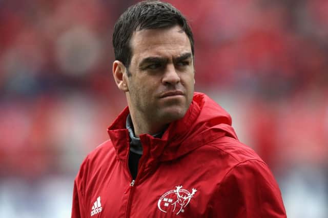 Johann van Graan, the Munster head coach. Picture: Getty