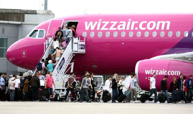 Wizz Air have flights out of Glasgow and Aberdenn. Picture: Steve Parsons/PA Wire