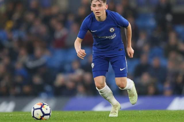 Billy Gilmour has impressed in Chelsea's youth system since making the switch last summer. Picture: Getty