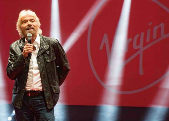 Virgin founder Sir Richard Branson. Virgin Media is moving 22 jobs to North Lanarkshire under a major restructure