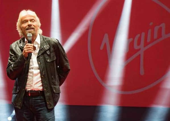 Virgin founder Sir Richard Branson. Virgin Media is moving 22 jobs to North Lanarkshire under a major restructure
