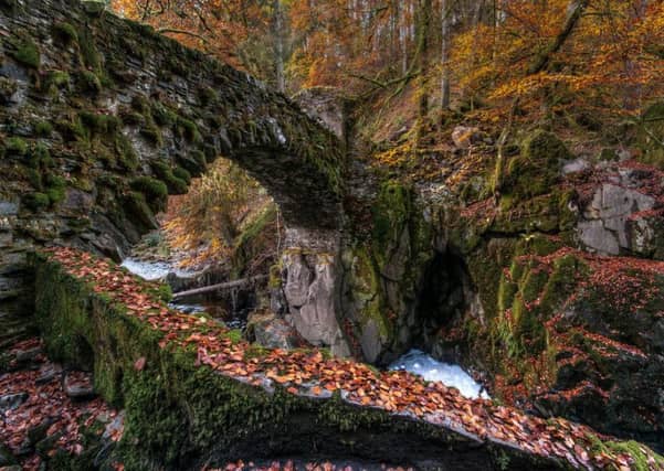 Located just off the A9 near Dunkeld, this wooded walk is peppered with ethereal Victorian follies and picture-perfect waterfalls.