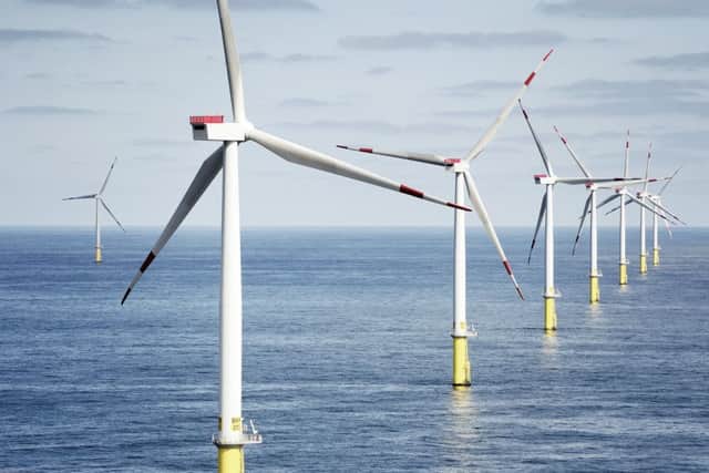 Offshore wind turbines. Picture by Matthias Ibeler