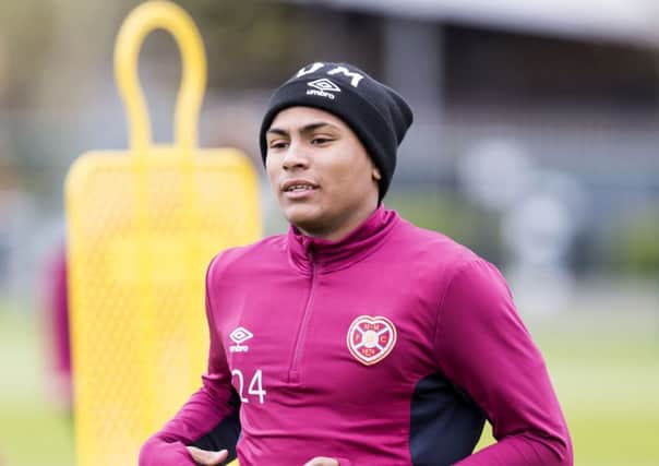 Demetri Mitchell has impressed Craig Levein, below, and the manager is keen to extend his loan deal. Picture: SNs.