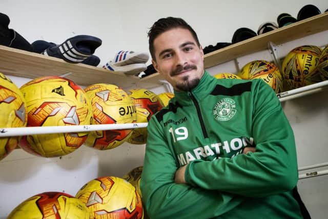 Life was difficult in Germany for Jamie Maclaren with troubled Sv Darmstadt but he is flourishing with Hibs under Neil Lennon. Picture: SNS.