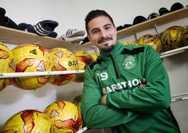 Life was difficult in Germany for Jamie Maclaren with troubled Sv Darmstadt but he is flourishing with Hibs under Neil Lennon. Picture: SNS.