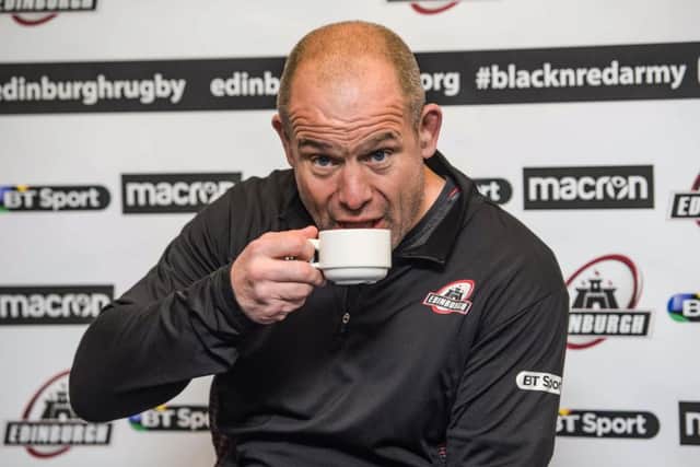 Edinburgh Rugby head coach Richard Cockerill speaks to the press. Picture: Gary Hutchison/SNS/SRU