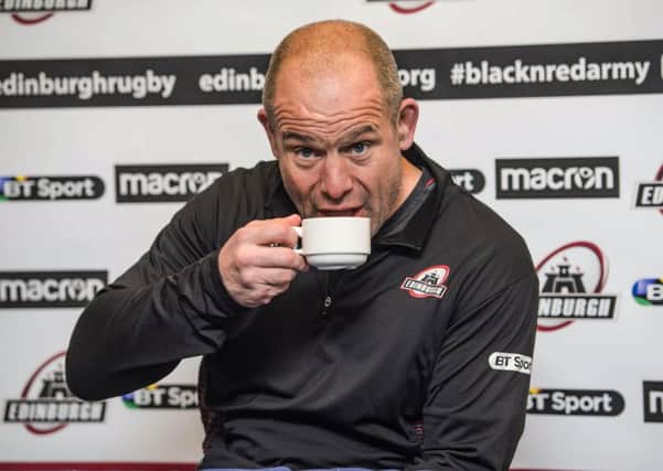 Edinburgh Rugby head coach Richard Cockerill speaks to the press. Picture: Gary Hutchison/SNS/SRU