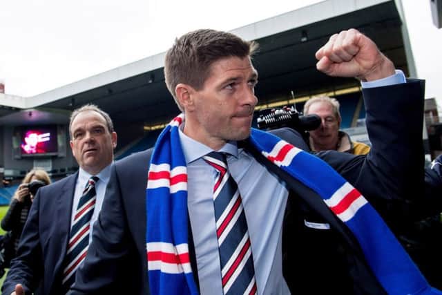 Rangers manager Steven Gerrard . Picture; SNS