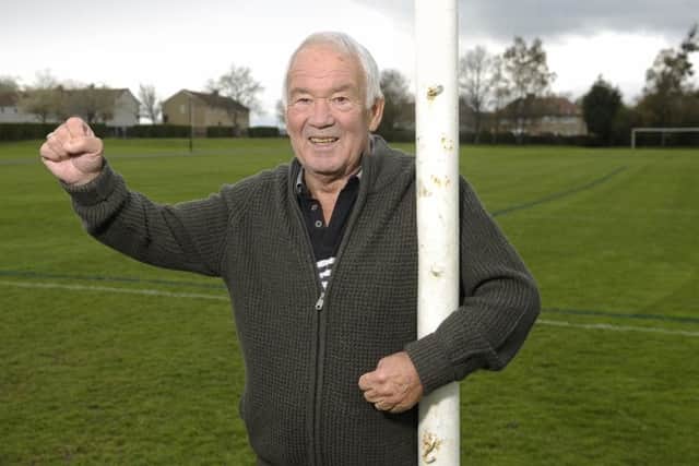 Jimmy ORourke, now 71 and living in Loanhead, is best remembered as a prolific striker in Hibs great Turnbulls Tornadoes side of the Seventies. Picture: Neil Hanna