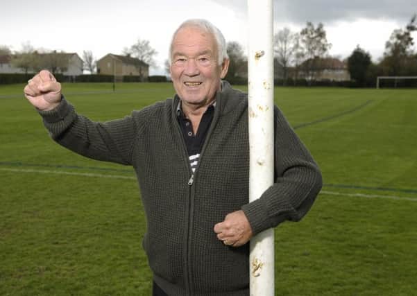 Jimmy ORourke, now 71 and living in Loanhead, is best remembered as a prolific striker in Hibs great Turnbulls Tornadoes side of the Seventies. Picture: Neil Hanna