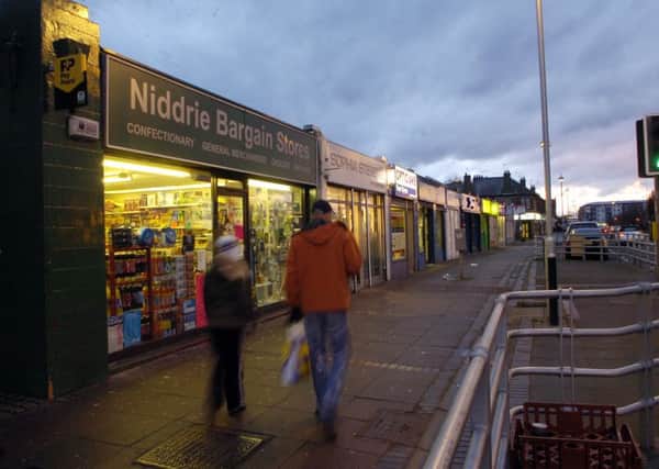 Niddrie Mains Road in Craigmillar, Edinburgh.