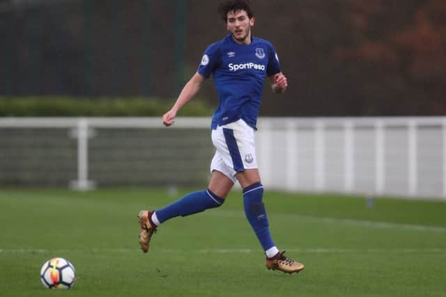 Fraser Hornby has earned high praise as he progresses through Everton ranks. Picture: Getty.