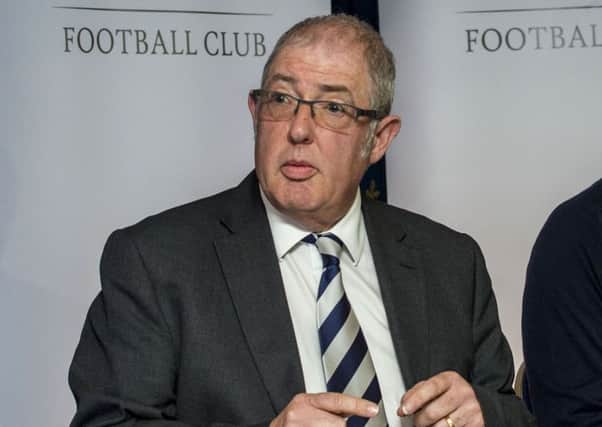 Alan Young quit his role as Raith Rovers chairman immediately after the side's play-off loss to Alloa. Picture: SNS Group