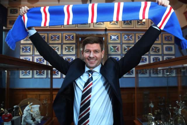 Steven Gerrard was announced as new Rangers manager earlier this week. Picture: Getty
