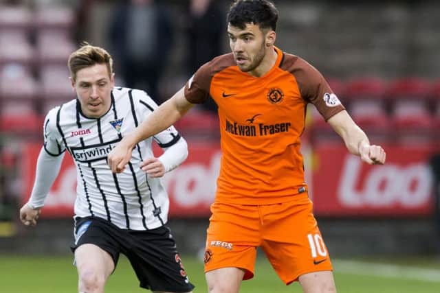 Scott Fraser, taking on Dunfermlines Lewis Martin in the quarter-final, says United must improve. Picture: PA
