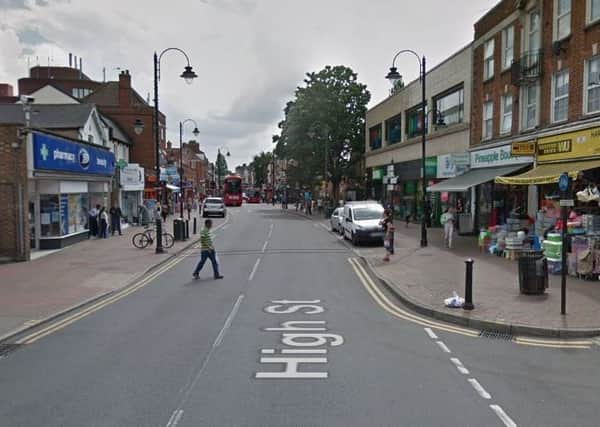 Police were called just minutes apart to the shootings at two locations in High Street, Wealdstone. Picture: Google Maps