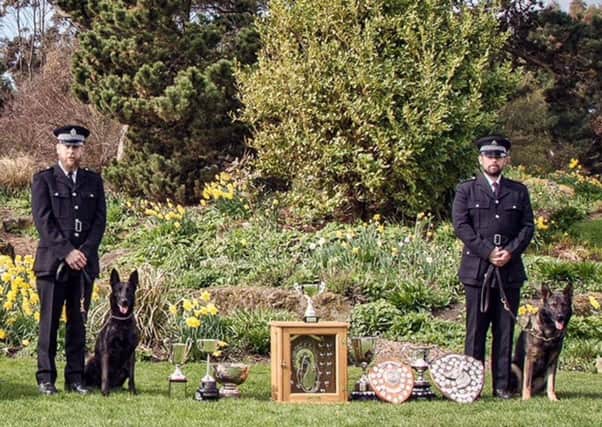 Police Scotland dogs and their handlers have been named top dogs at a national competition. Picture: Police Scotland Handout/PA Wire
