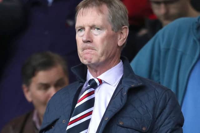 Dave King takes in Rangers' home game against Kilmarnock. Picture: PA