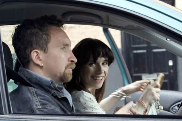 Marsan with Sally Hawkins in Mike Leigh's 
Happy-Go-Lucky, 2008