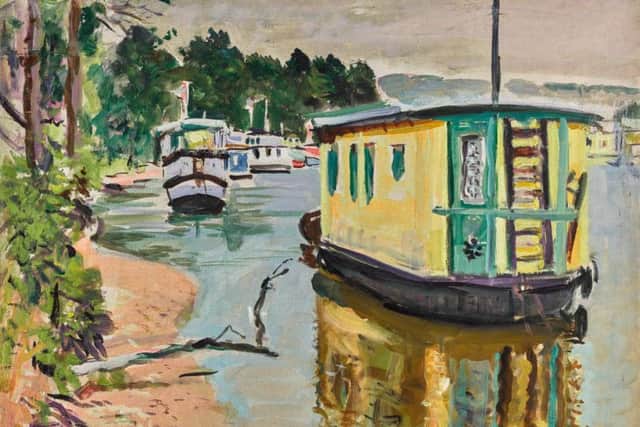 Houseboats, Loch Lomond, by George Leslie Hunter, is expected to be sold for up to 250,000 by Sotheby's at its forthcoming sale.
