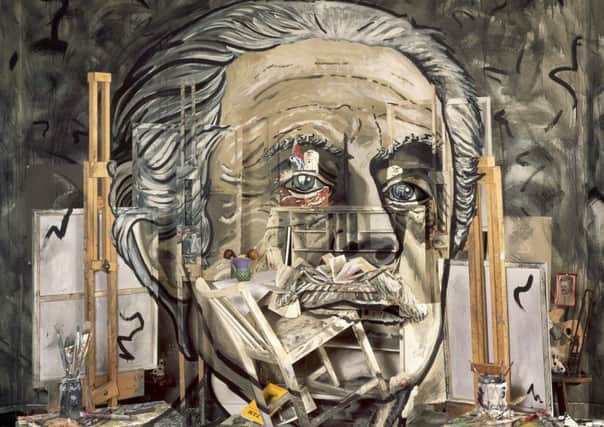 Detail from Portrait of Hugh MacDiarmid, by Calum Colvin