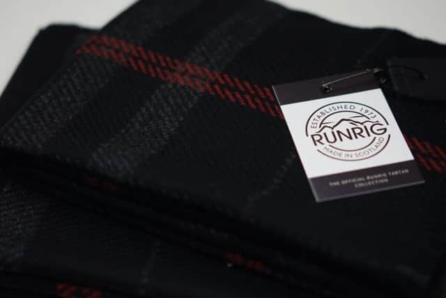 The new Runrig tartan. PIC: Contributed.