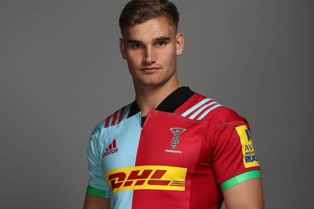 James Lang has played mostly at stand-off for Harlequins but Scotland see him as a 12. Picture: Julian Finney/Getty Images