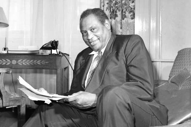 The American political activist and singer Paul Robeson revealed Hebridean songs were 'very important to me' on a visit to Scotland (Picture: PA)