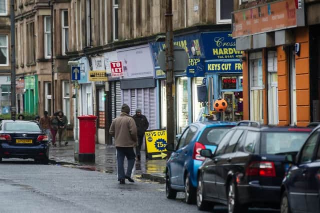 Research shows fast food and alcohol outlets are 'clustered' in Glasgow's most deprived areas. Picture: John Devlin