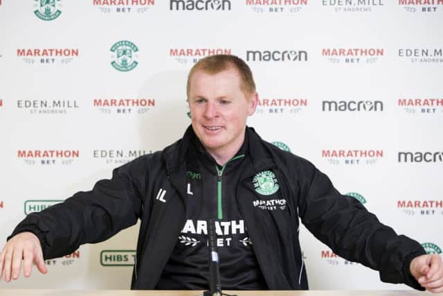 Hibs boss Neil Lennon says his players have the bit between their teeth. Picture: SNS