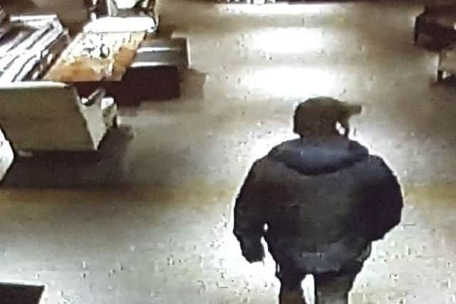 CCTV of Scott Hutchison leaving the Dakota hotel. Picture: Police Scotland