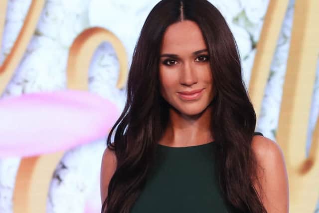 The waxwork of Meghan Markle is the latest addition to Madame Tussauds London. Picture: AFP/Getty