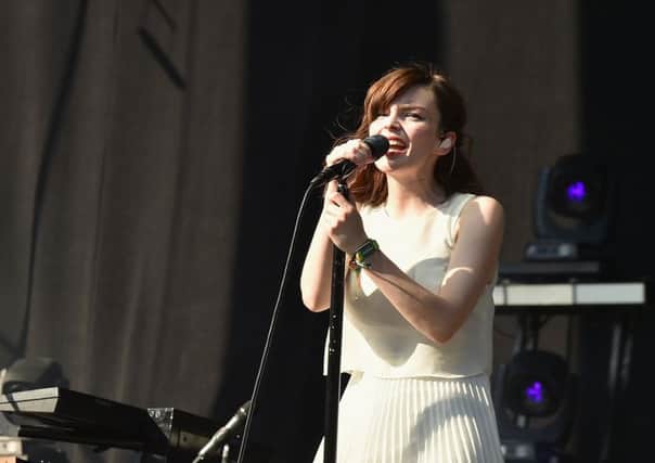 Lauren Mayberry of Chvrches PIC: Theo Wargo/Getty Images