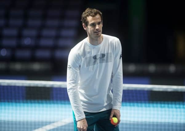 Andy Murray is working towards a comeback at Wimbledon. Picture: John Devlin