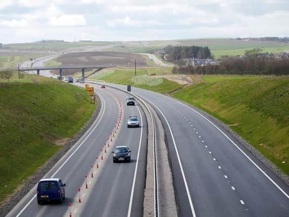 Only a short section of the new road has opened so far. Picture: Transport Scotland