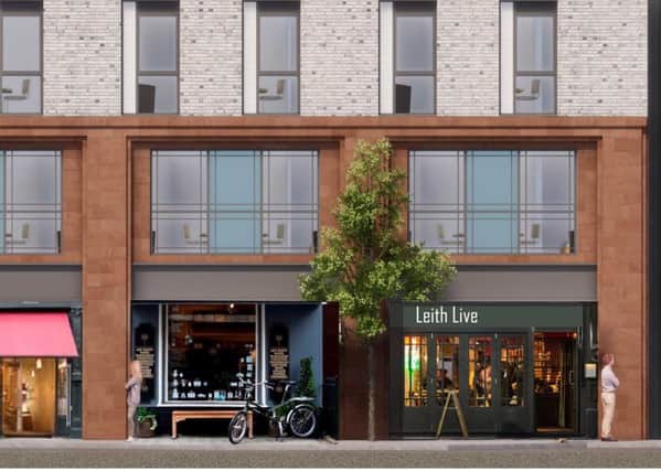 Artist's impression of the new development at Leith Walk.