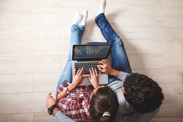 When couples apply for a joint financial product, such as a mortgage, their credit reports are likely to become linked. Photograph: PA