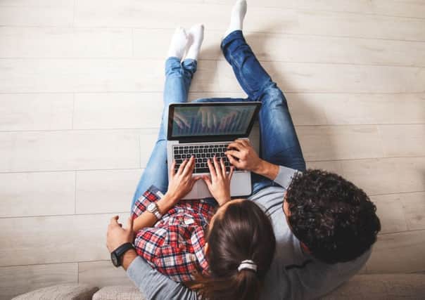 When couples apply for a joint financial product, such as a mortgage, their credit reports are likely to become linked. Photograph: PA