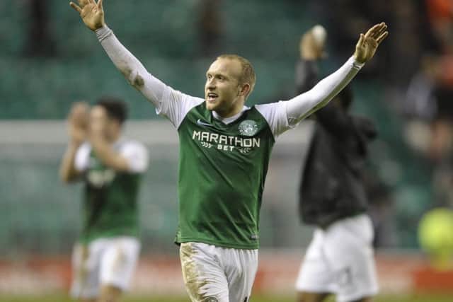 Dylan McGeouch will leave Easter Road this summer. Picture: Neil Hanna
