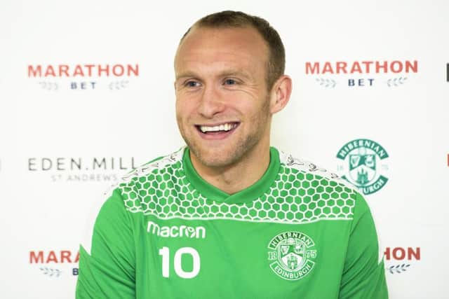 Hibernian's midfield dynamo Dylan McGeouch. Picture: SNS
